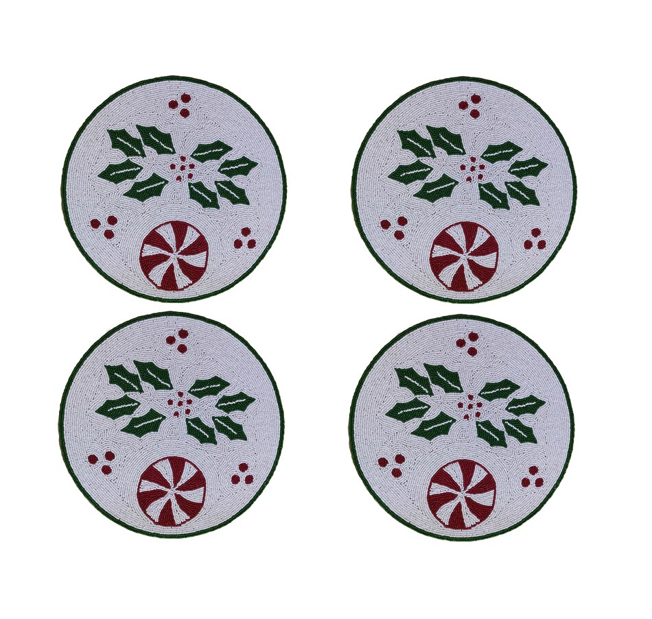 Image 211002_HPMT.jpg, Product 211-002 / Price $54.33, temp-tations Beaded Placemats (set of 4) from temp-tations on TSC.ca's Kitchen department