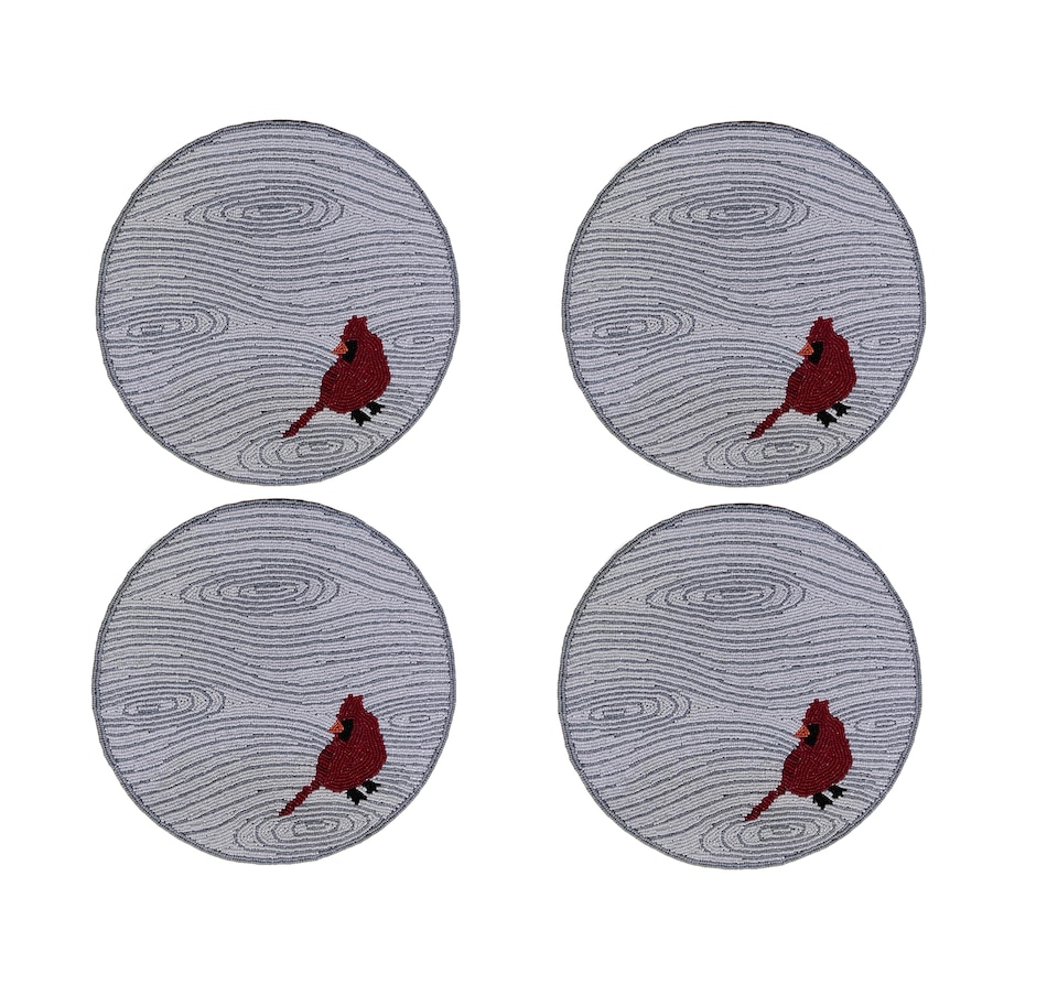 Image 211002_WNWDL.jpg, Product 211-002 / Price $54.33, temp-tations Beaded Placemats (set of 4) from temp-tations on TSC.ca's Kitchen department