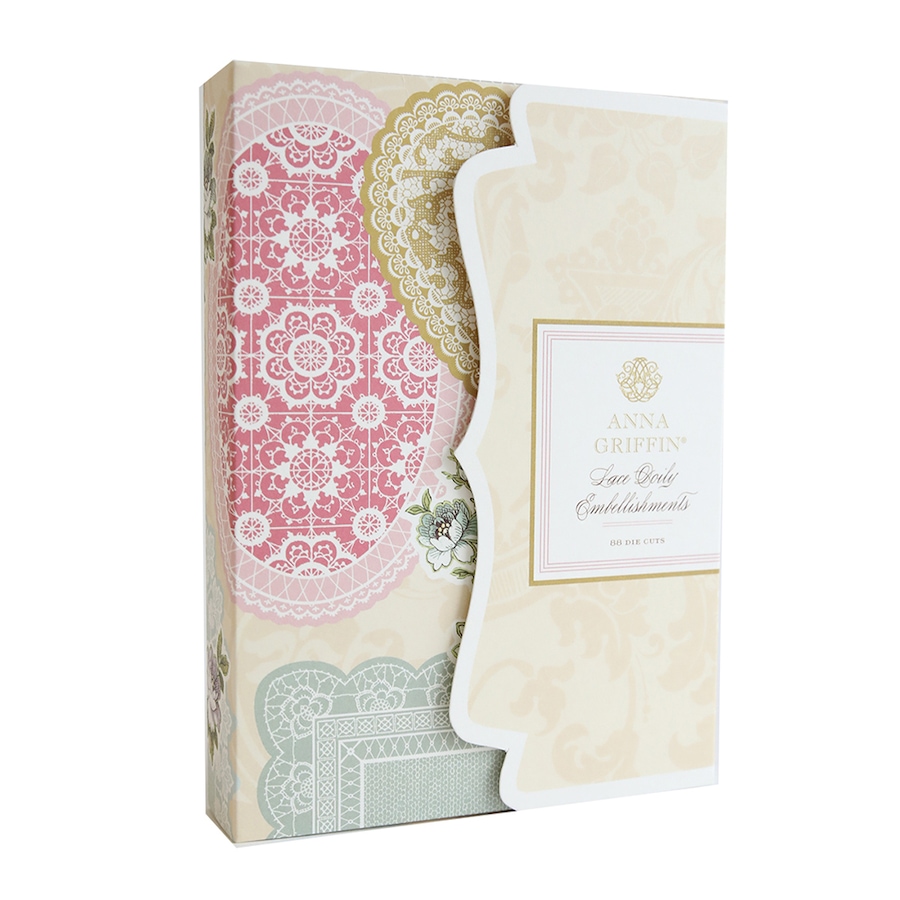 Image 211011.jpg, Product 211-011 / Price $39.99, Anna Griffin Lace Doily Embellishments from Anna Griffin on TSC.ca's Home & Garden department