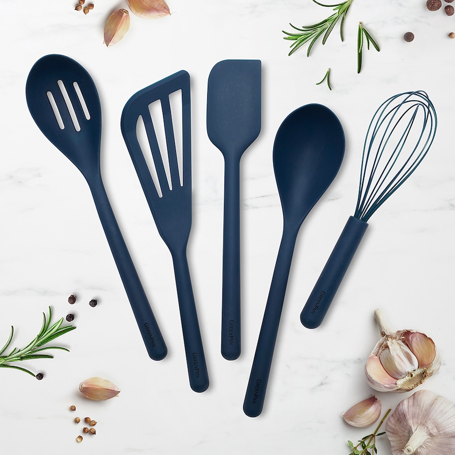 Image 211012_ALTMORE1.jpg, Product 211-012 / Price $114.99, GreenPan Platinum Silicone Tool Five-Piece Utensil Set from GreenPan on TSC.ca's Kitchen department