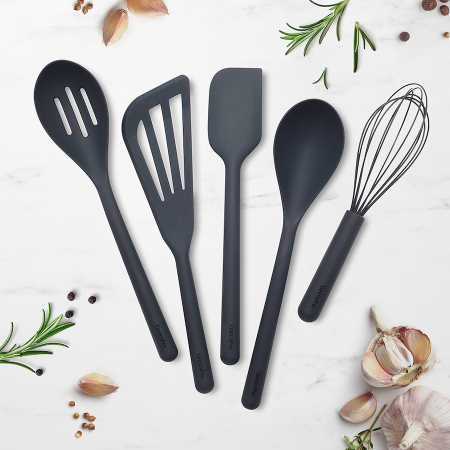Image 211012_ALTMORE2.jpg, Product 211-012 / Price $114.99, GreenPan Platinum Silicone Tool Five-Piece Utensil Set from GreenPan on TSC.ca's Kitchen department