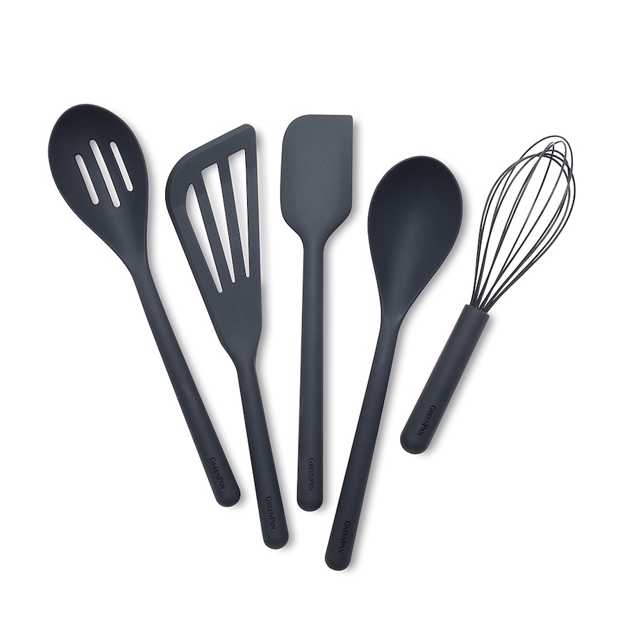 Image 211012_GRY.jpg, Product 211-012 / Price $114.99, GreenPan Platinum Silicone Tool Five-Piece Utensil Set from GreenPan on TSC.ca's Kitchen department