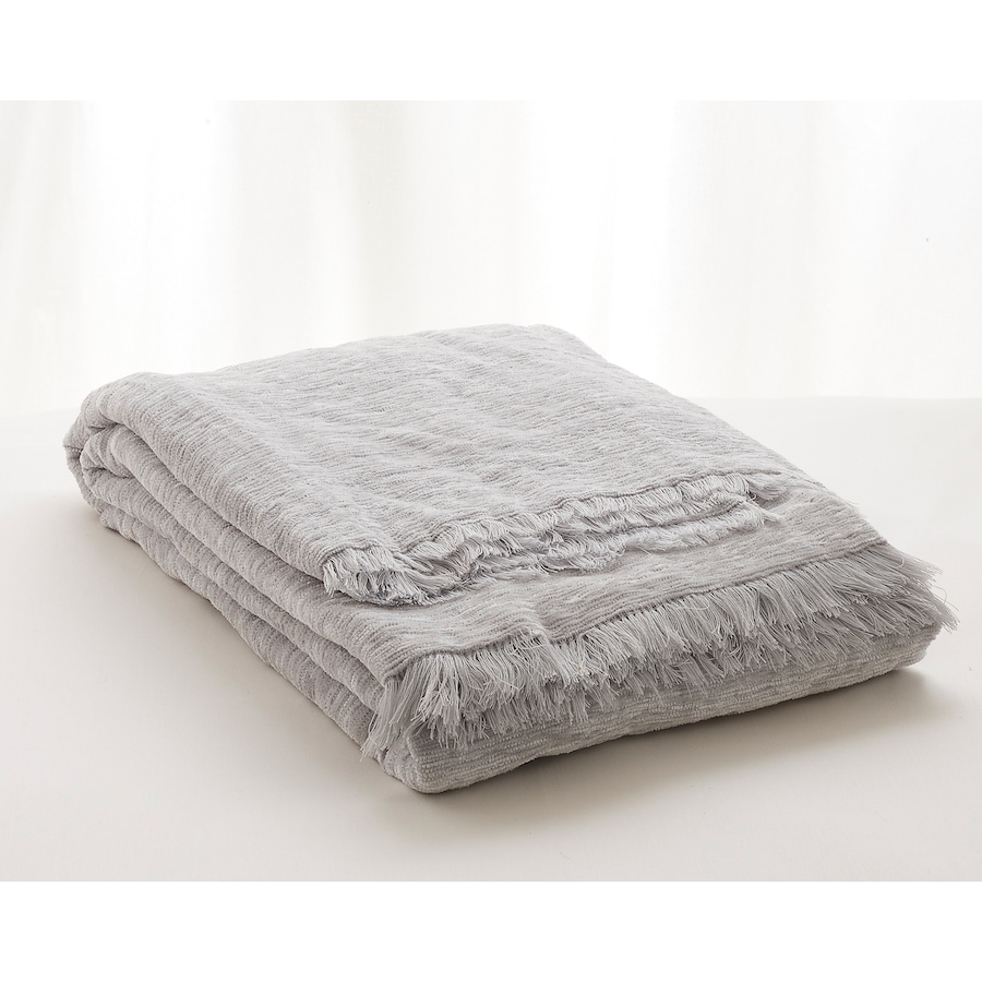 Image 211166_SIL.jpg, Product 211-166 / Price $19.88, Home Suite Chenille Gauze Throw from Home Suite on TSC.ca's Home & Garden department