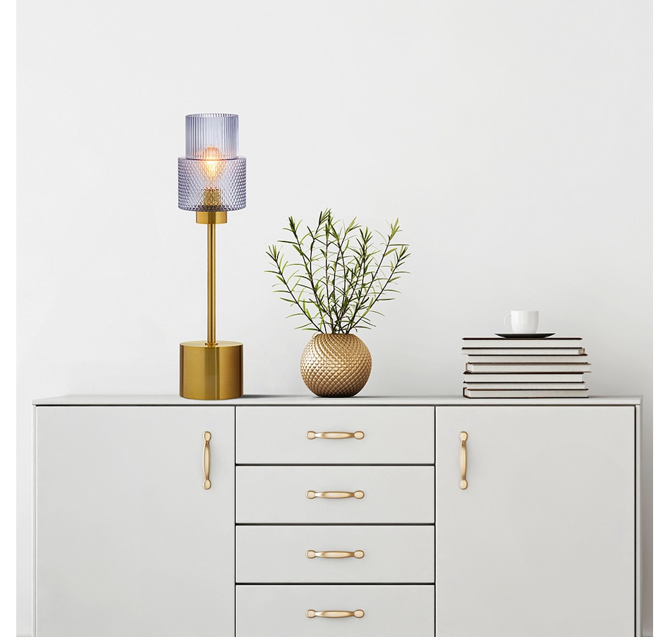 Image 211189_ALTMORE2.jpg, Product 211-189 / Price $149.99, Tiffany Style 21" Gordon Two-Tier Shade Table Lamp from Tiffany Style Lighting on TSC.ca's Home & Garden department