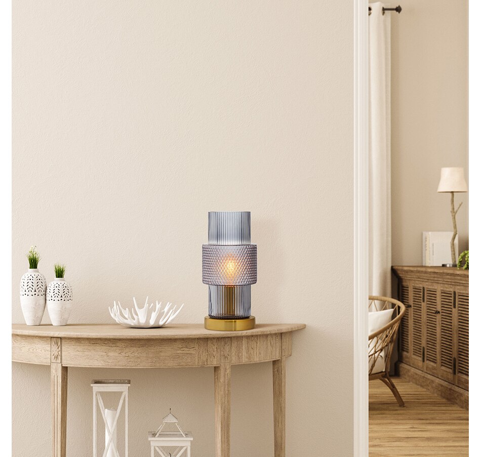 Image 211192_ALTMORE1.jpg, Product 211-192 / Price $119.99, Tiffany Style 10.5" Cassidy Pillar Shade Table Lamp from Tiffany Style Lighting on TSC.ca's Home & Garden department