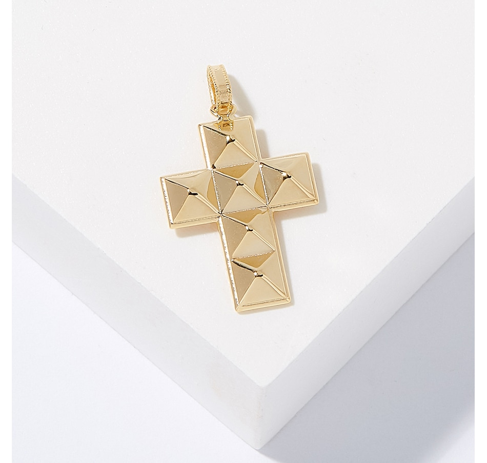 Image 211207.jpg, Product 211-207 / Price $239.99, Stefano Oro 14K Yellow Gold Cross Pendant from Stefano Oro on TSC.ca's Jewellery department