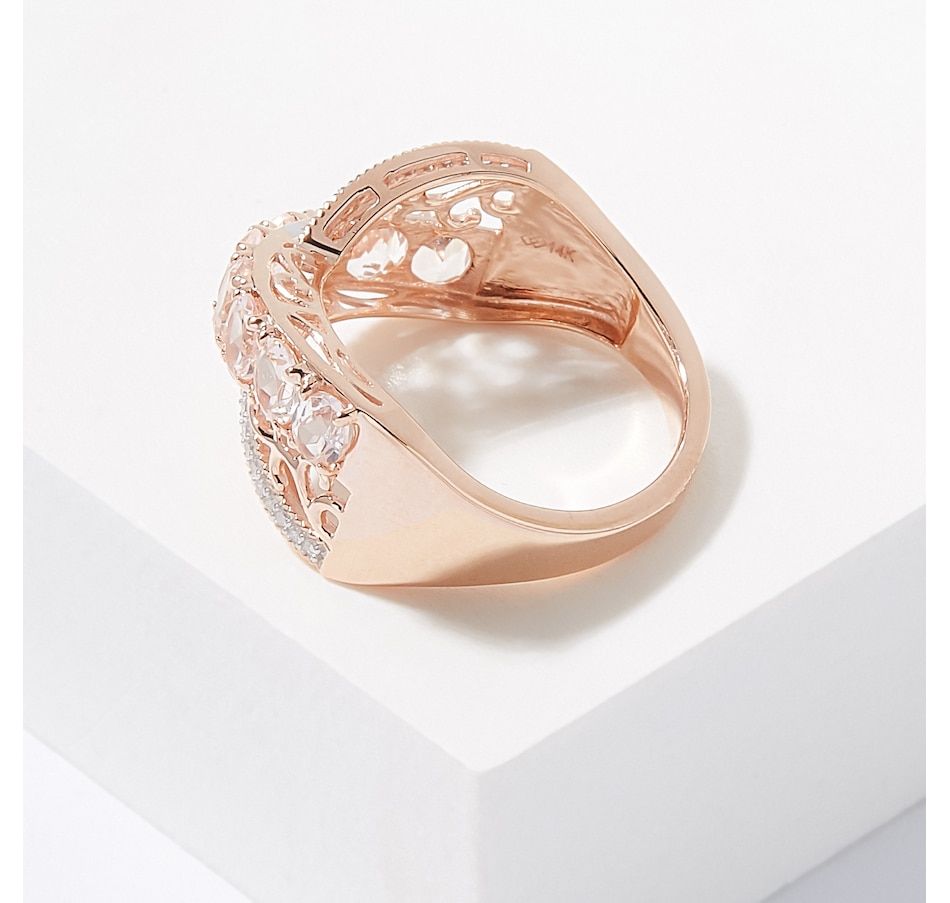 Image 211340_ALTMORE3.jpg, Product 211-340 / Price $599.33, Gem Creations 14K Gold Gems & Diamond Crossover Band Ring from Gem Creations on TSC.ca's Jewellery department