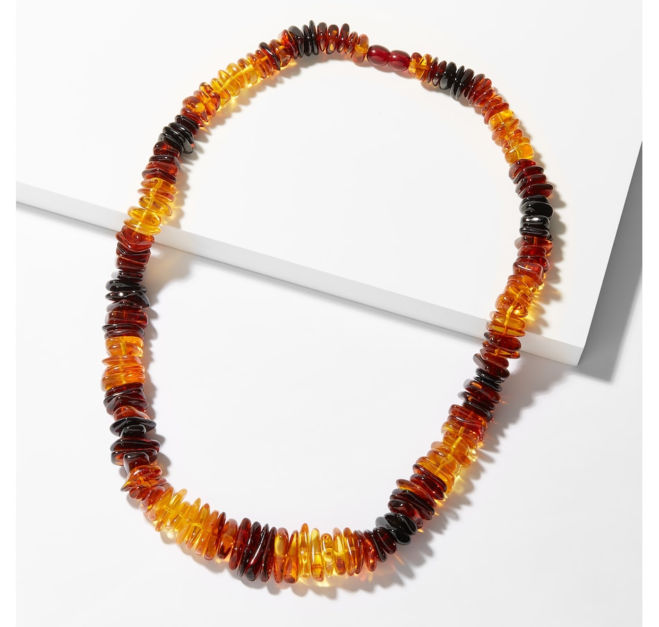 Image 211360.jpg, Product 211-360 / Price $419.99, Amber Extraordinaire Artisan Collection Tri-Colour Amber Necklace from Amber Extraordinaire on TSC.ca's Jewellery department