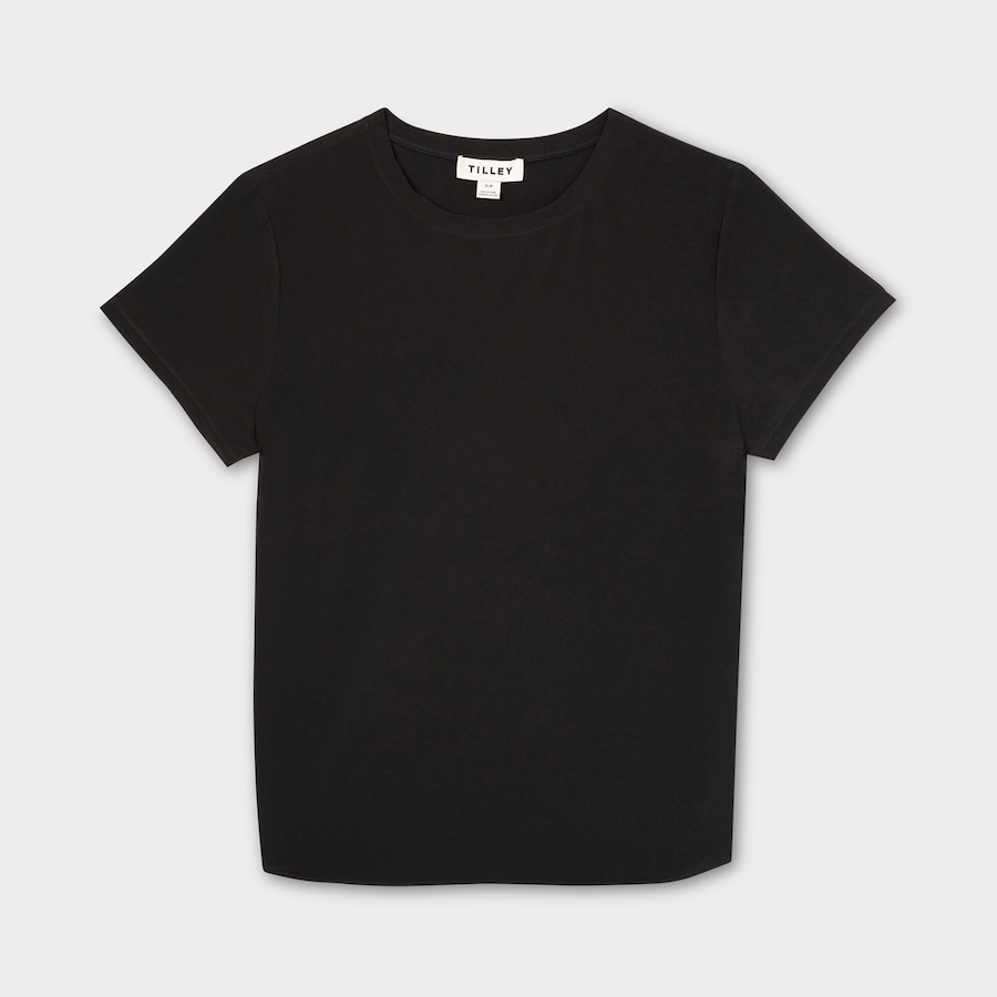 Image 211379_BLK.jpg, Product 211-379 / Price $49.88 - $70.00, Tilley Tech Silk Tee from Tilley on TSC.ca's Fashion department