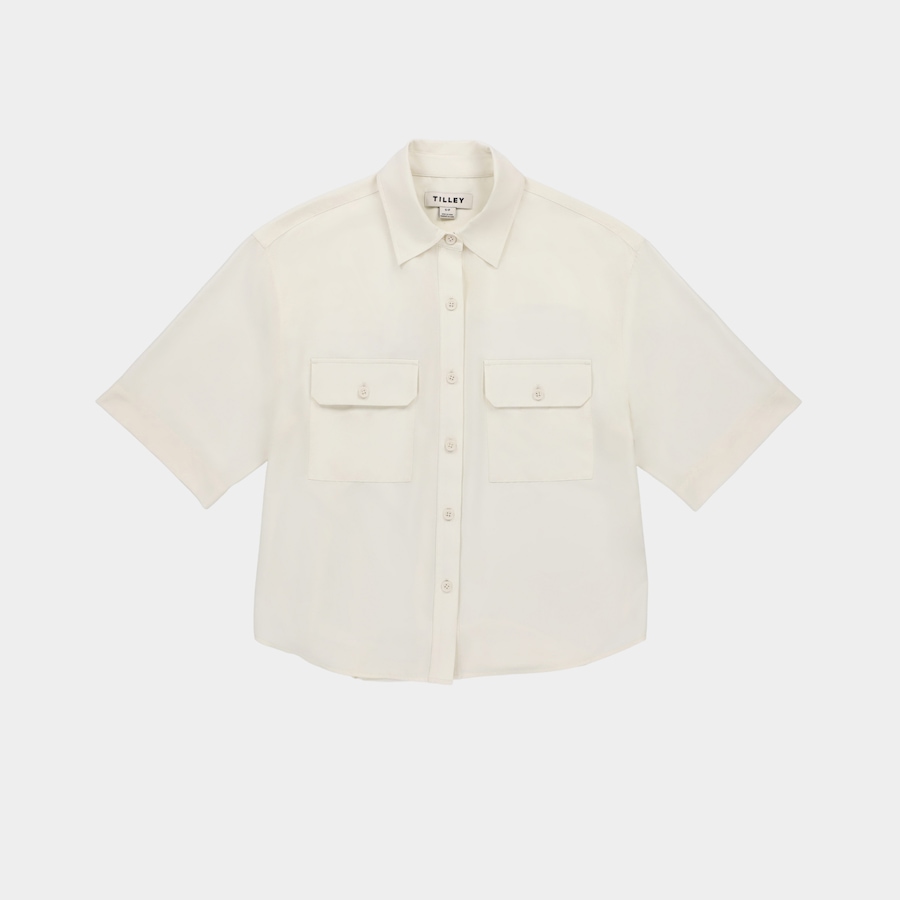 Image 211381_TOFU.jpg, Product 211-381 / Price $34.33, Tilley Tech Silk Oversized Short Sleeve Shirt from Tilley on TSC.ca's Fashion department