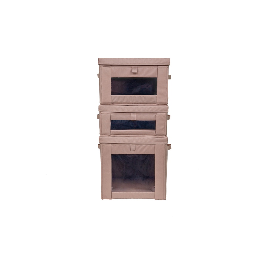 Image 211411_TPE.jpg, Product 211-411 / Price $29.33, Hoppel Three-Pack Dual Access Collapsible Bins from Hoppel Storage on TSC.ca's Home & Garden department