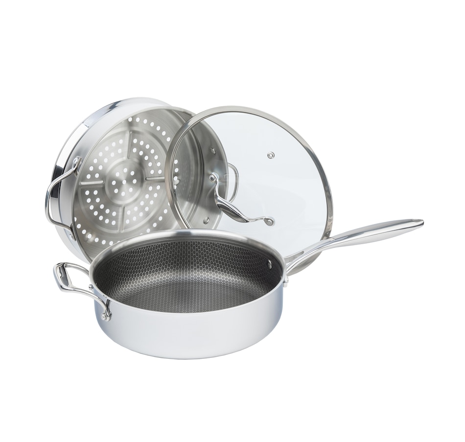 Image 211425_ALTMORE1.jpg, Product 211-425 / Price $399.99, Meyer Canada 5L HybridClad All Purpose Pan presented by Chef Michael Smith from Meyer on TSC.ca's Kitchen department