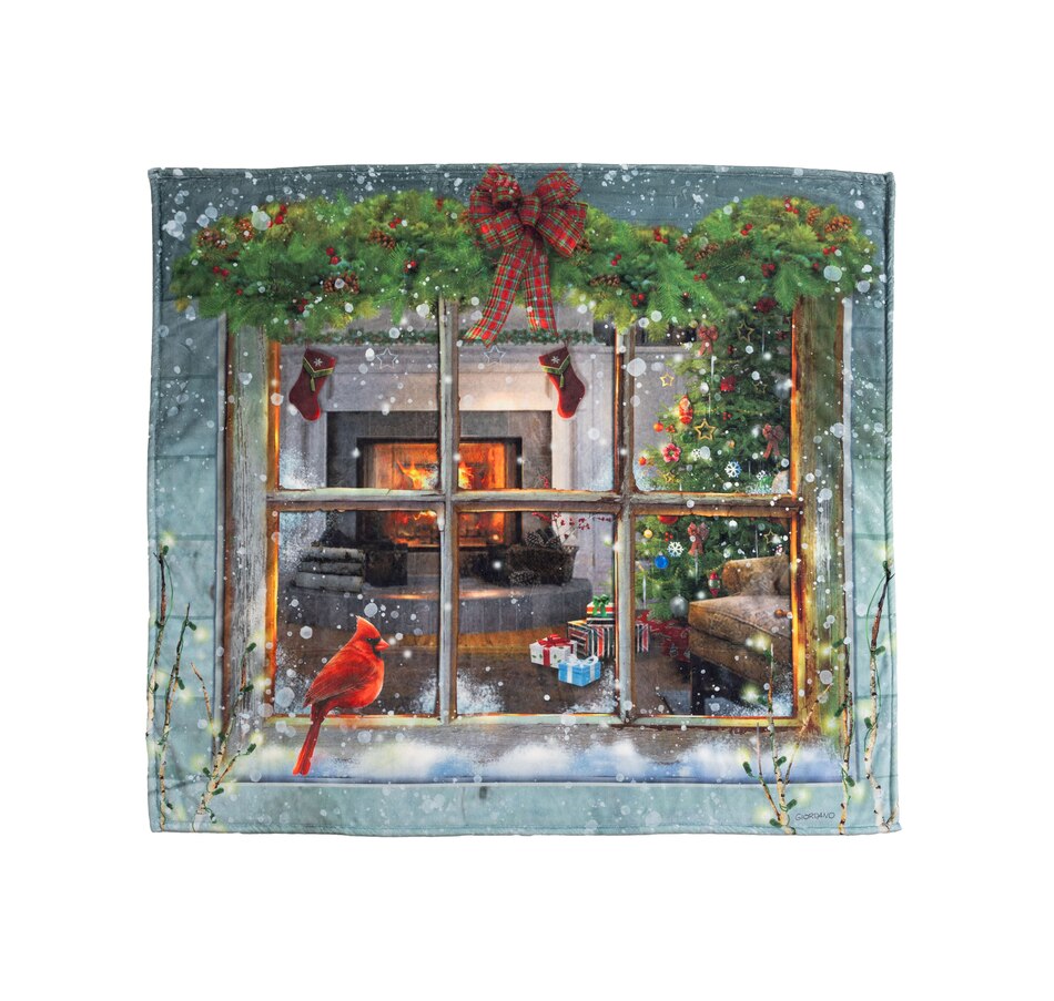 Image 211430_CTGW.jpg, Product 211-430 / Price $29.88, Berkshire Blanket Holiday Scene Throw from Berkshire on TSC.ca's Home & Garden department