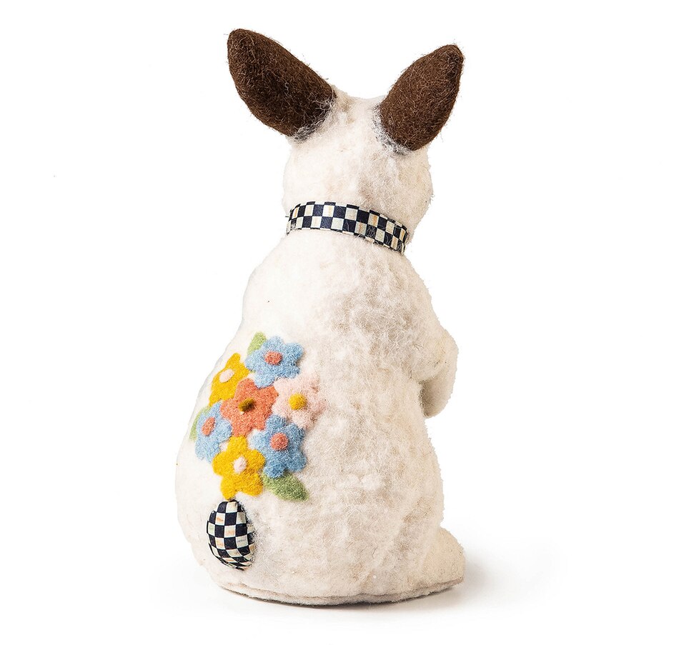 Image 211440_ALTMORE1.jpg, Product 211-440 / Price $44.88, MacKenzie-Childs Spring Fling Felted Standing Bunny from MacKenzie Childs on TSC.ca's Home & Garden department