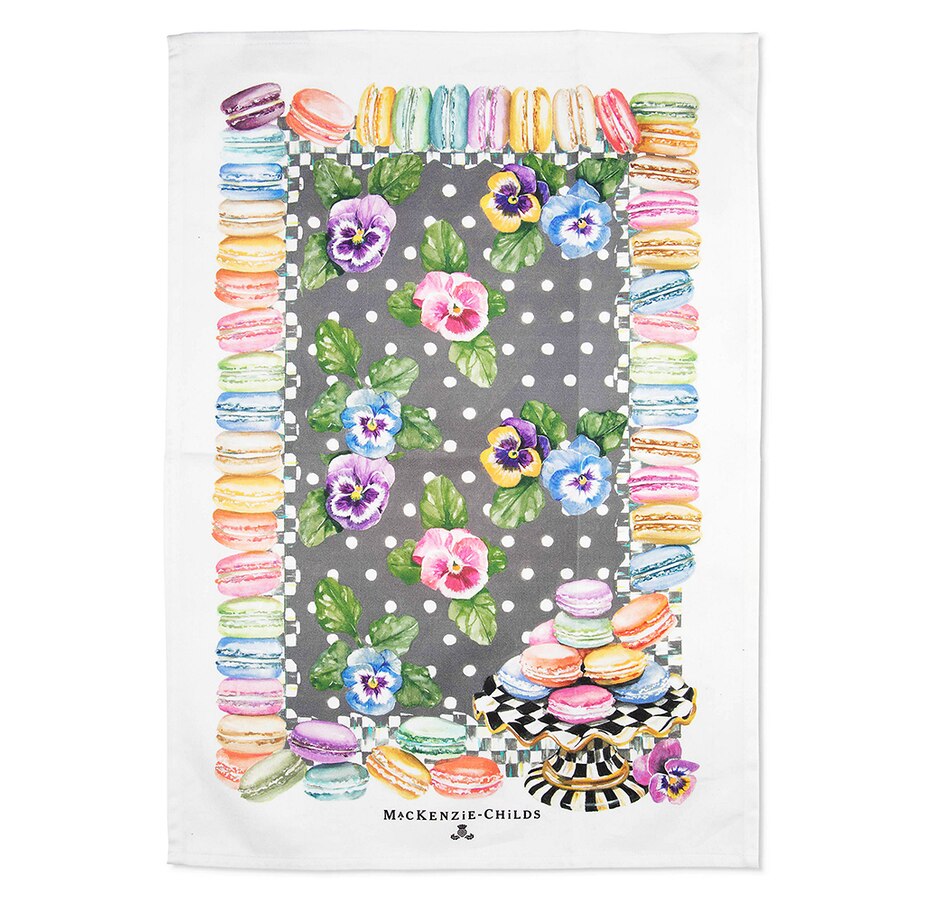 Image 211449_ALTMORE1.jpg, Product 211-449 / Price $25.00, MacKenzie-Childs Macaron Dish Towel from MacKenzie Childs on TSC.ca's Kitchen department