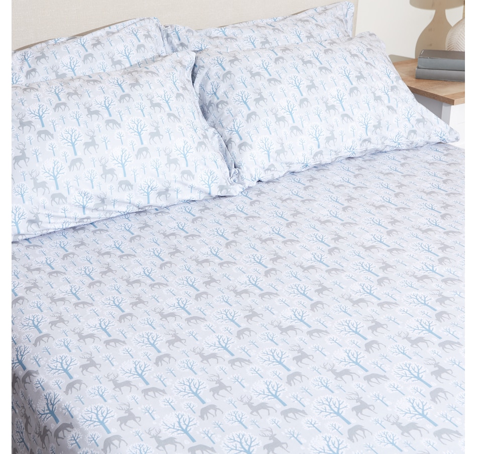 Image 211561_DEER.jpg, Product 211-561 / Price $79.99 - $129.99, Shavel Micro Flannel Sheet Set from Shavel on TSC.ca's Home & Garden department