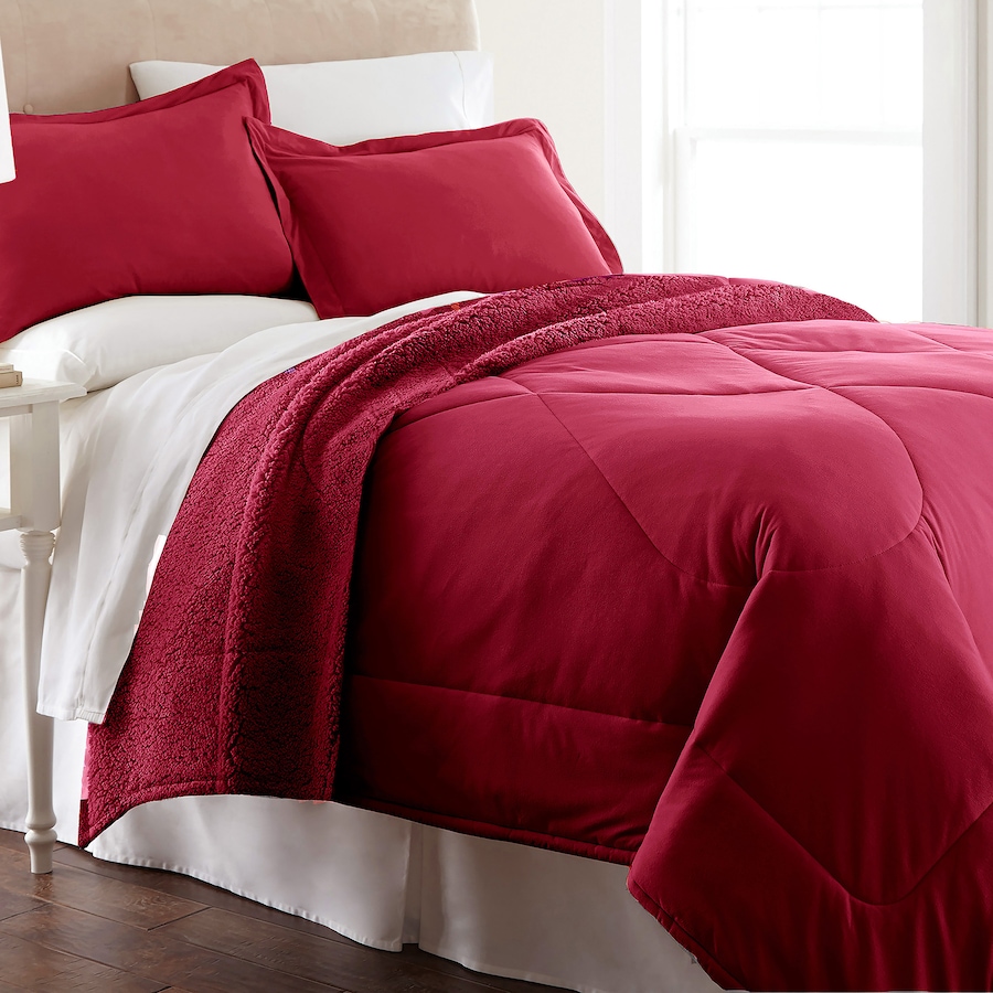 Image 211564_RED.jpg, Product 211-564 / Price $44.99 - $54.99, Shavel Micro Flannel and Sherpa Comforter from Shavel on TSC.ca's Home & Garden department