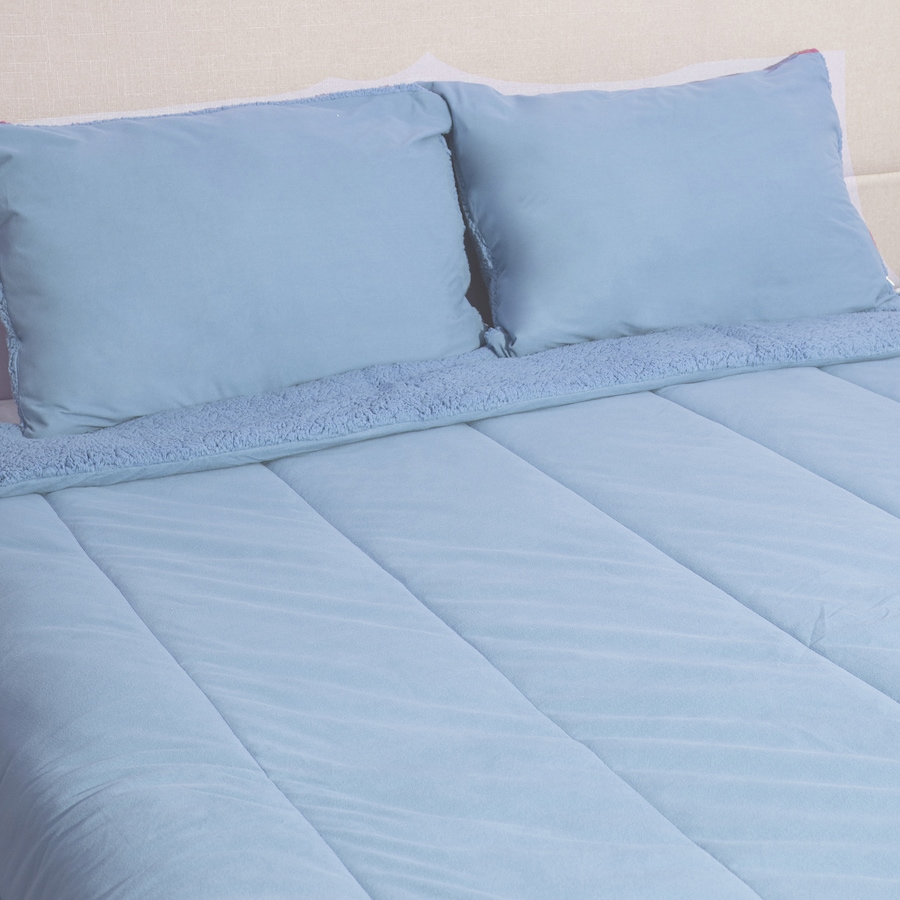 Image 211564_SKY.jpg, Product 211-564 / Price $44.99 - $54.99, Shavel Micro Flannel and Sherpa Comforter from Shavel on TSC.ca's Home & Garden department