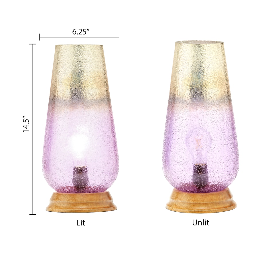 Image 211600_ALTMORE11.jpg, Product 211-600 / Price $99.99, Tiffany Style 14.5" Ombre Hand-Blown Glass Lamp from Tiffany Style Lighting on TSC.ca's Home & Garden department