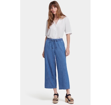 NYDJ Jayne Pull-On Wide Leg Ankle Jean