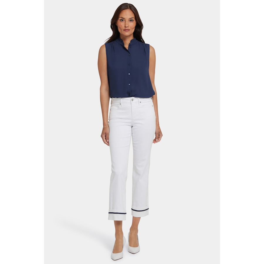 Image 211664_OPW.jpg, Product 211-664 / Price $59.33, NYDJ Marilyn Straight Ankle Jean with Wide Cuff & Binding Detail from NYDJ on TSC.ca's Fashion department