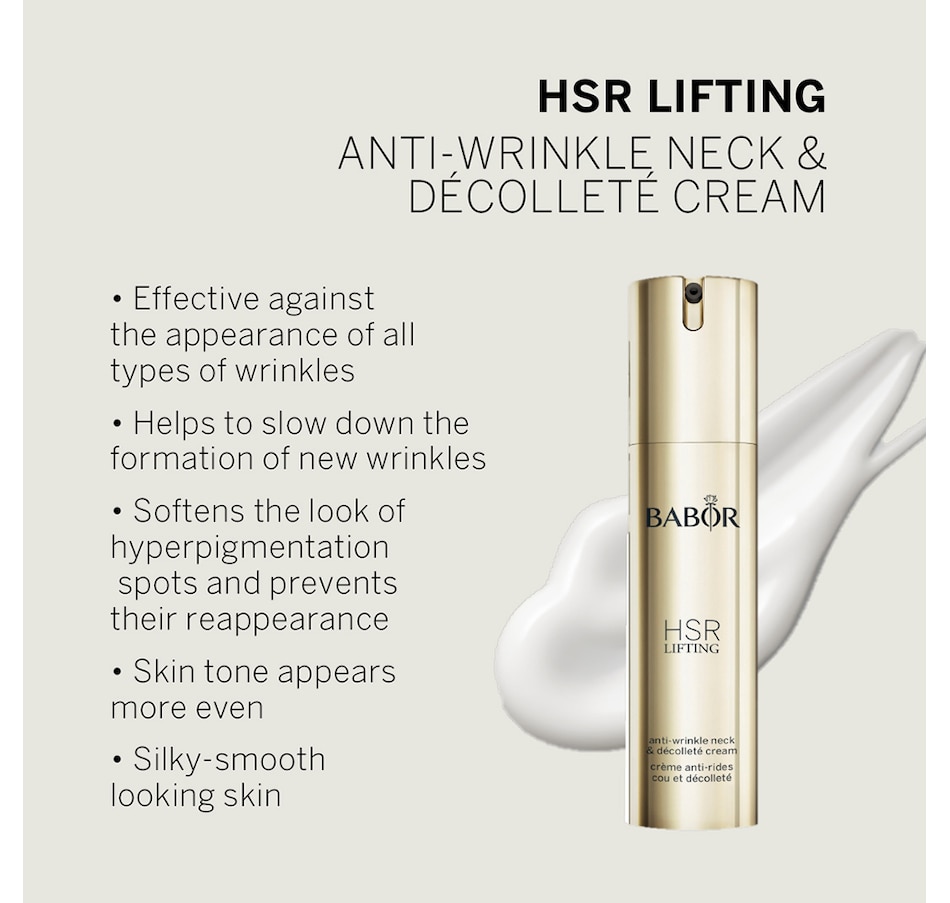 Image 211683_ALTMORE2.jpg, Product 211-683 / Price $160.00, BABOR HSR Lifting Anti-Wrinkle Neck & Décolleté Cream from Babor on TSC.ca's Beauty department