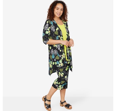 Marallis Long High-Low Hemline Cardigan