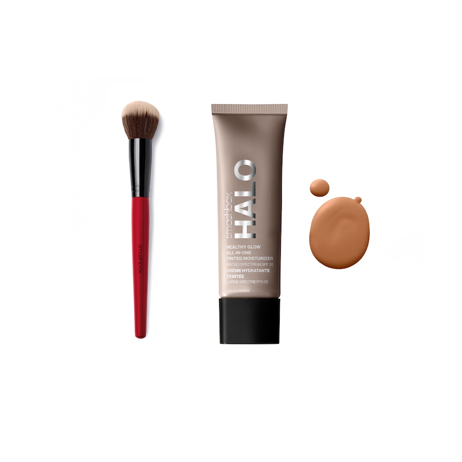 Image 212076_DKNL.jpg, Product 212-076 / Price $88.00, Smashbox Halo Healthy Glow Tinted Moisturizer Broad Spectrum SPF 25 with Brush from Smashbox on TSC.ca's Beauty department