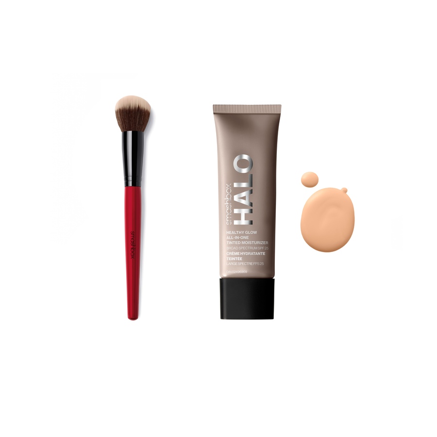 Image 212076_LNEU.jpg, Product 212-076 / Price $88.00, Smashbox Halo Healthy Glow Tinted Moisturizer Broad Spectrum SPF 25 with Brush from Smashbox on TSC.ca's Beauty department