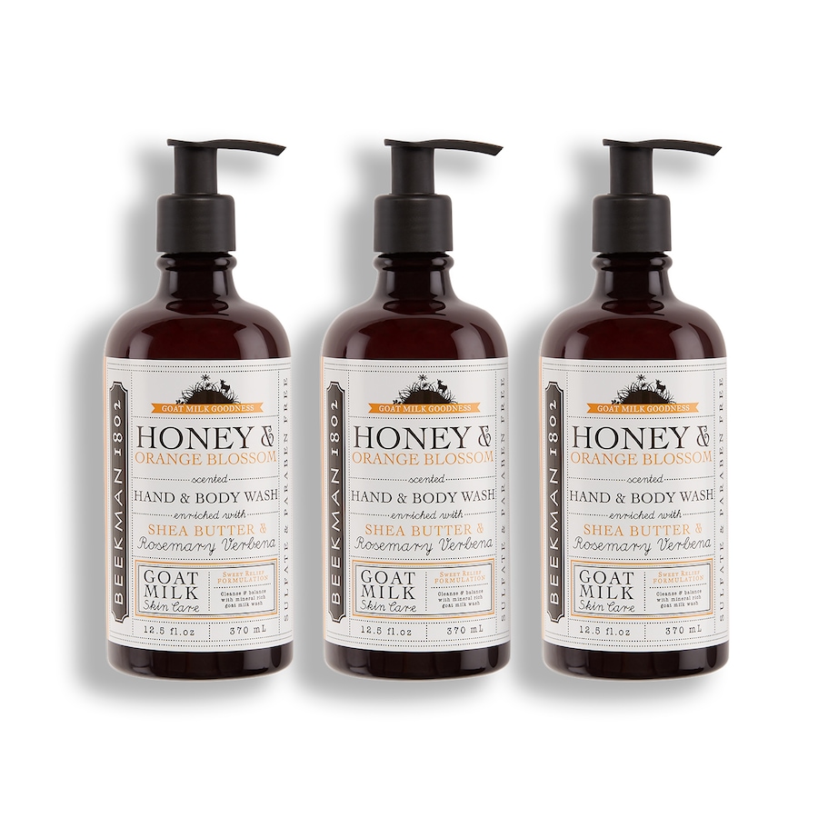Image 212171_HOE.jpg, Product 212-171 / Price $68.00, Beekman 1802 Goat Milk Hand and Body Wash Trio from Beekman 1802 on TSC.ca's Beauty department