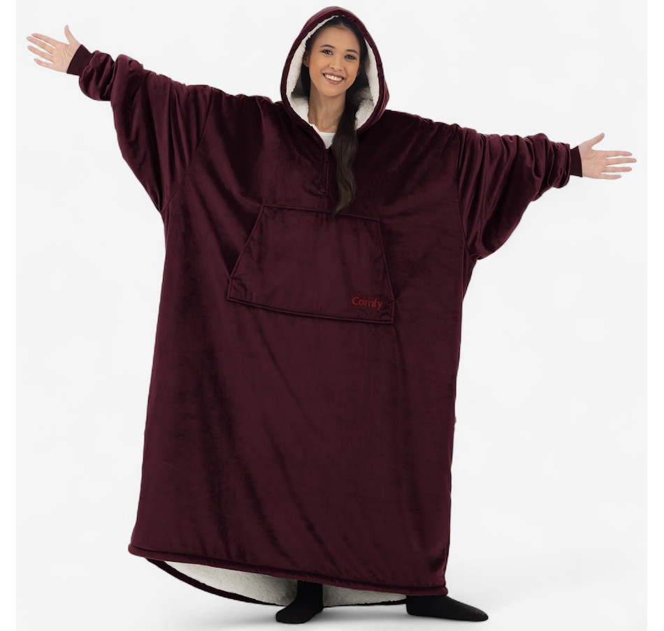 Image 212411_BRG.jpg, Product 212-411 / Price $64.99, The Comfy Long Quarter Zip from The Comfy on TSC.ca's Home & Garden department