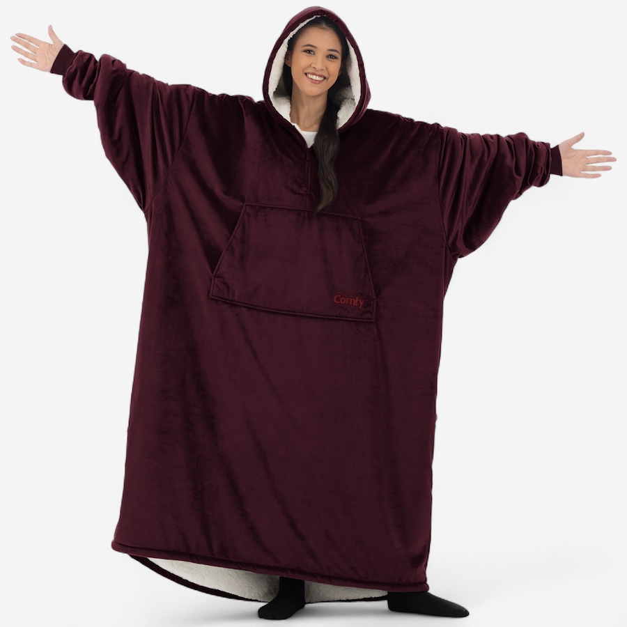 Image 212411_BRG.jpg, Product 212-411 / Price $94.99, The Comfy Long Quarter Zip from The Comfy on TSC.ca's Home & Garden department