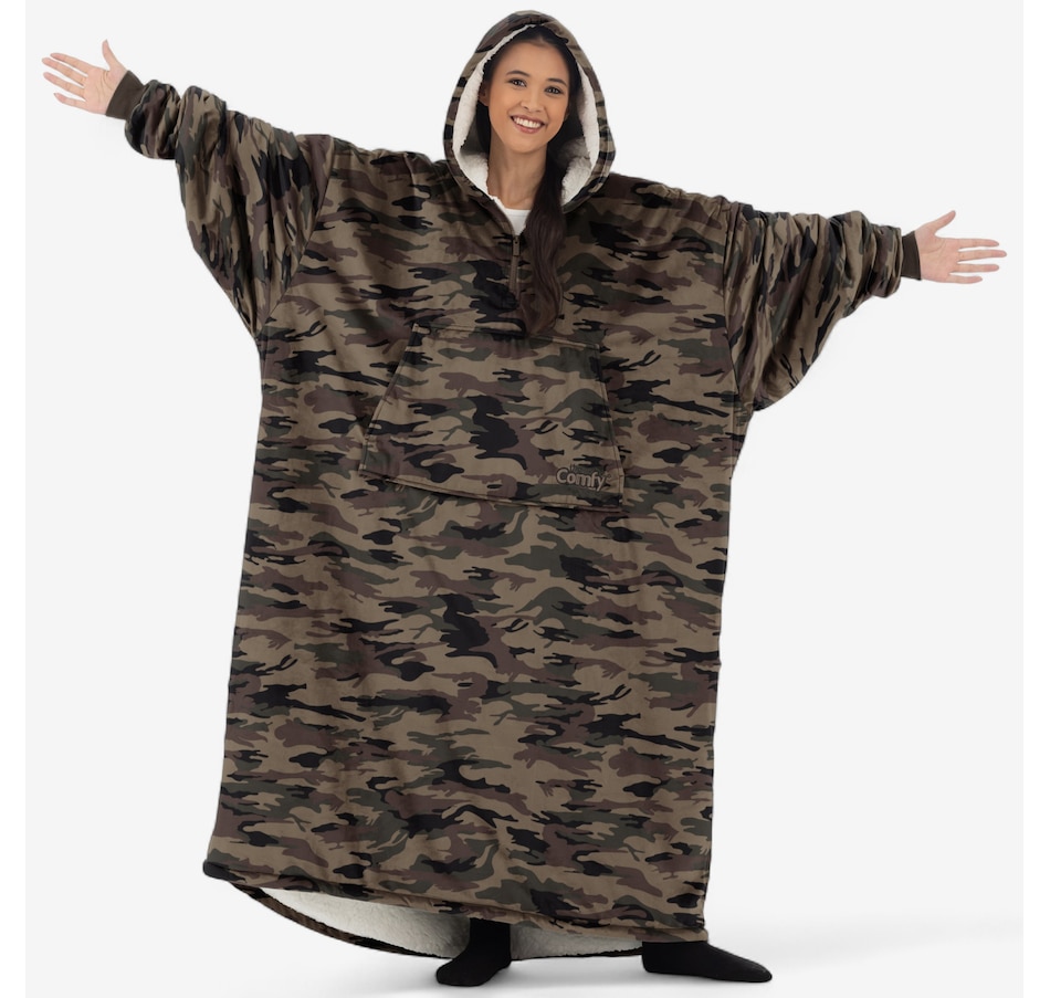 Image 212411_GRNCM.jpg, Product 212-411 / Price $64.99, The Comfy Long Quarter Zip from The Comfy on TSC.ca's Home & Garden department