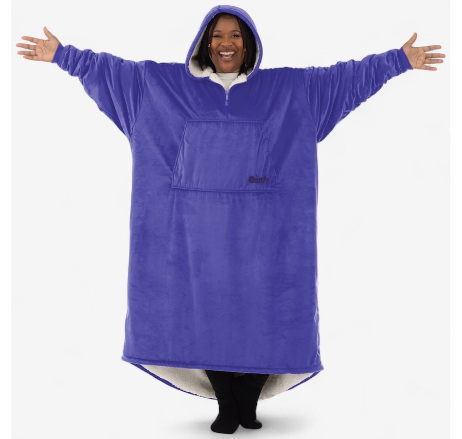 Image 212411_PERPU.jpg, Product 212-411 / Price $64.99, The Comfy Long Quarter Zip from The Comfy on TSC.ca's Home & Garden department