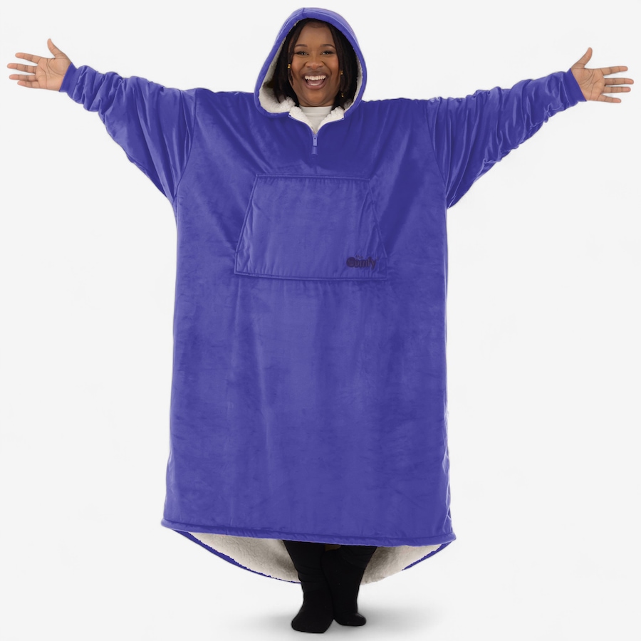 Image 212411_PERPU.jpg, Product 212-411 / Price $94.99, The Comfy Long Quarter Zip from The Comfy on TSC.ca's Home & Garden department