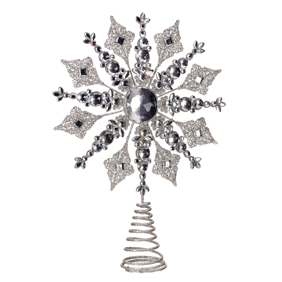 Image 212432.jpg, Product 212-432 / Price $11.88, Holiday Memories 14.5" Jeweled Snowflake Tree Topper from Holiday Memories on TSC.ca's Home & Garden department
