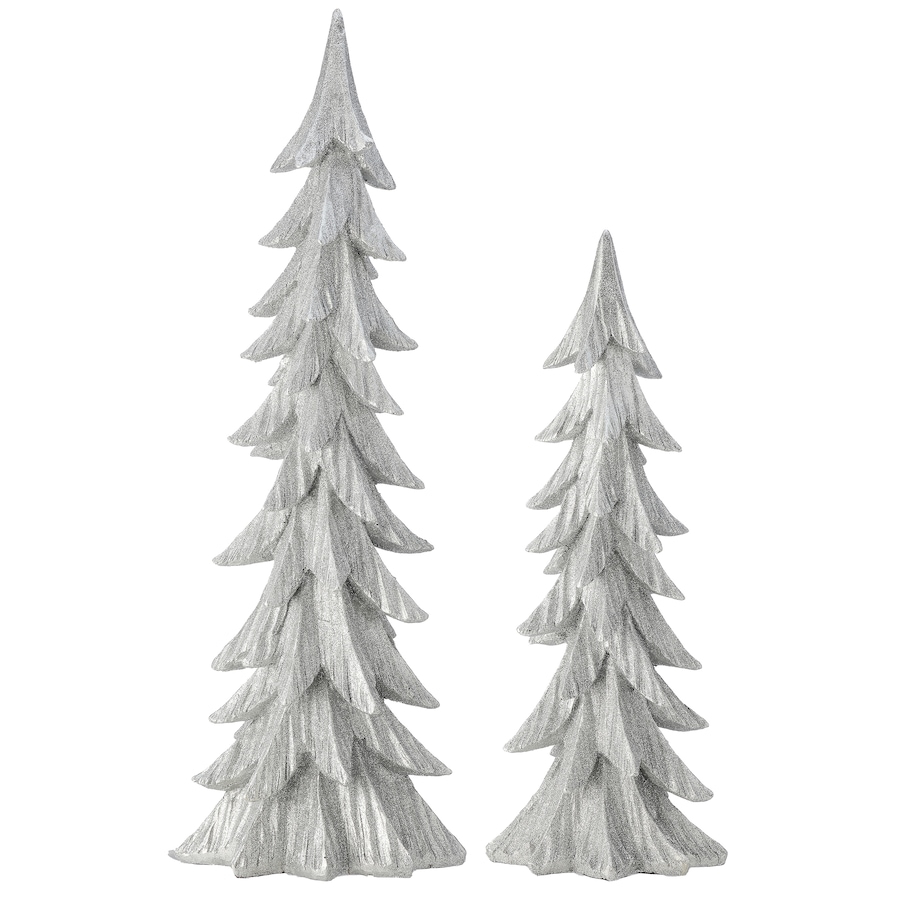 Image 212437_SIL.jpg, Product 212-437 / Price $49.88, Holiday Memories Royal Tree Set (set of 2) from Holiday Memories on TSC.ca's Home & Garden department