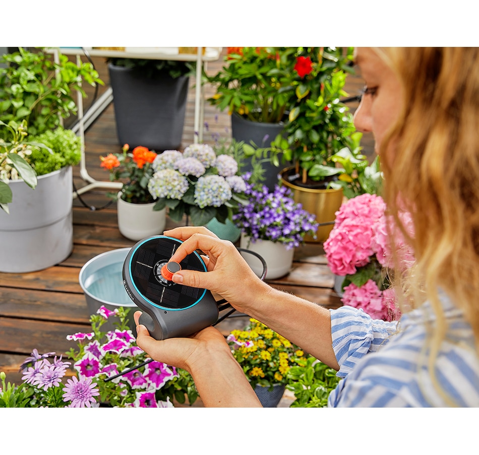 Image 212460_ALTMORE6.jpg, Product 212-460 / Price $179.99, Gardena AquaBloom Solar Powered Programmable Water Distributor from Gardena on TSC.ca's Home & Garden department
