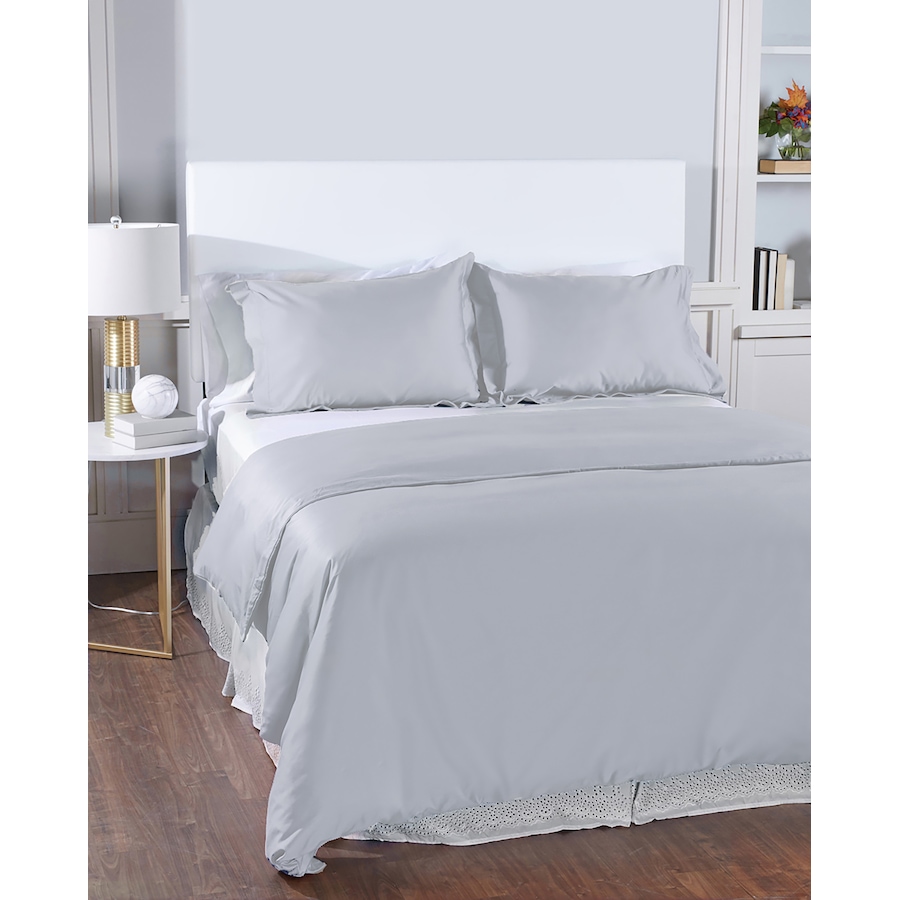 Image 212502_SIL.jpg, Product 212-502 / Price $84.99 - $114.99, Home Suite 600 Thread-Count 100% Egyptian Cotton Duvet Cover Set from Home Suite on TSC.ca's Home & Garden department