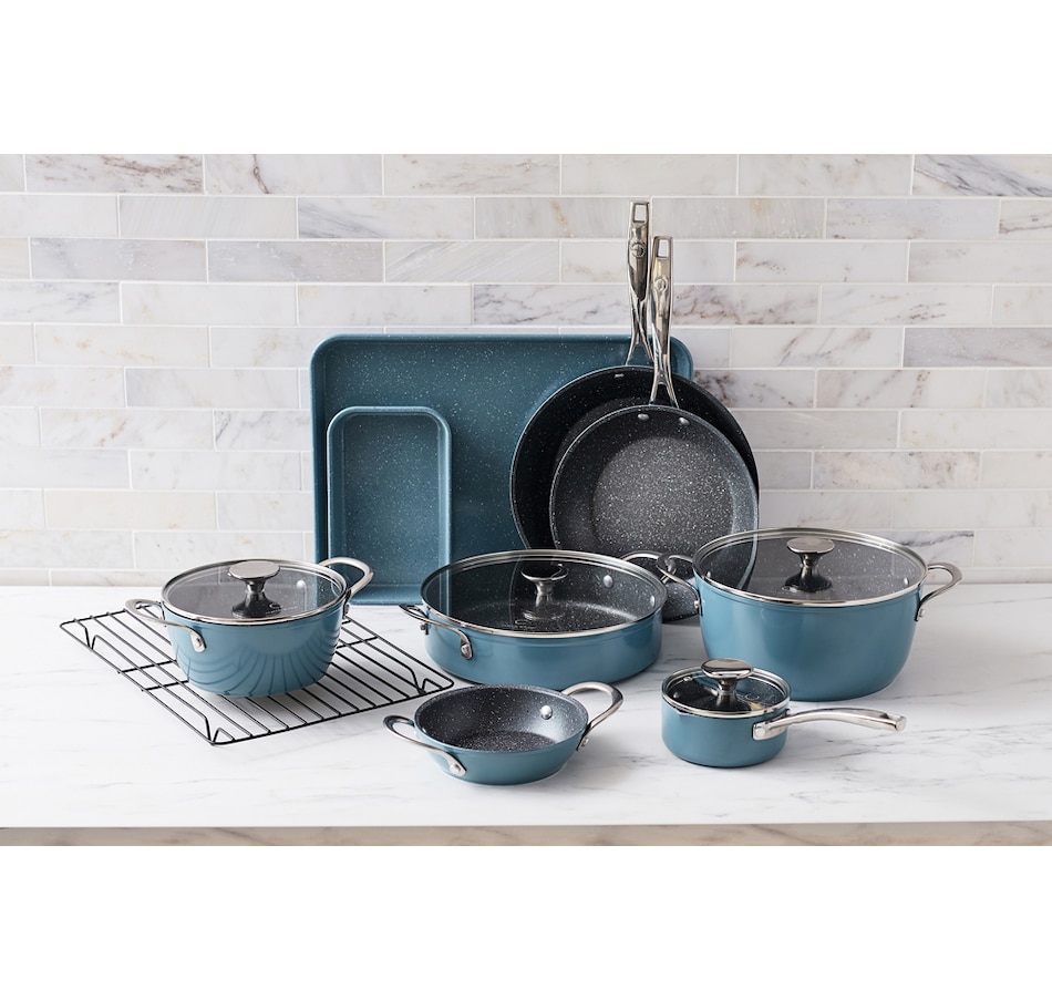 Kitchen - Cookware - Cookware Sets - Curtis Stone Dura-Pan 14-Piece Cookware  Set - Online Shopping for Canadians