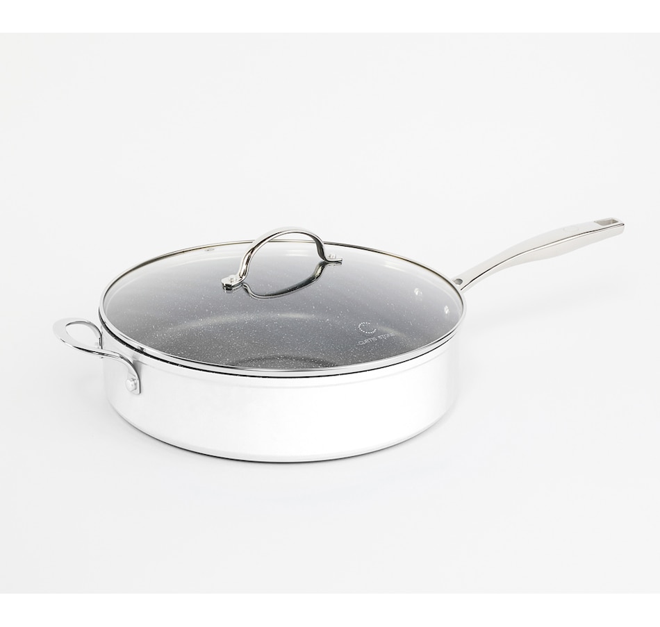 Image 212531_WHT.jpg, Product 212-531 / Price $49.99, Curtis Stone 5.5-Quart Covered Saute Pan from Curtis Stone on TSC.ca's Kitchen department