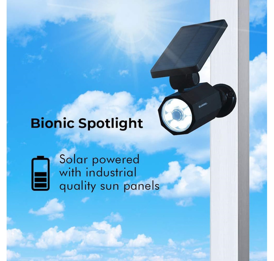 Image 212578_ALTMORE4.jpg, Product 212-578 / Price $24.33, Bell + Howell Bionic Solar-Powered Motion Sensor Spotlight with Stake on TSC.ca's Home & Garden department