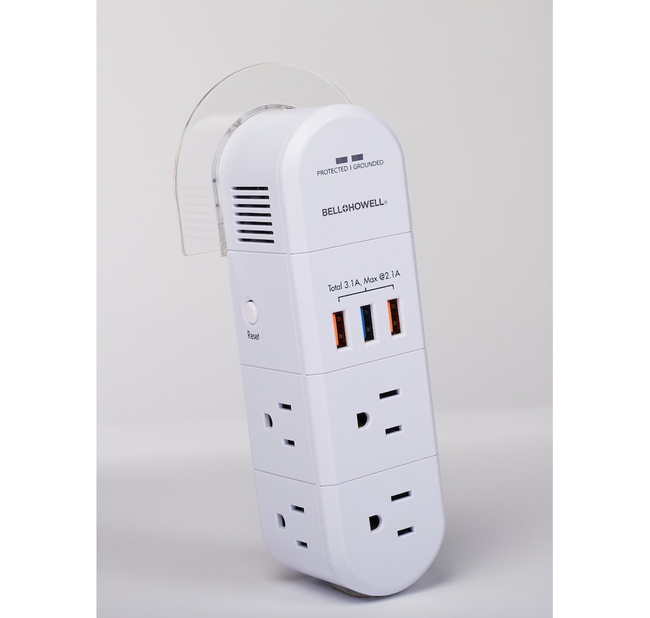 Image 212588_ALTMORE1.jpg, Product 212-588 / Price $24.95, Bell + Howell Swivel Power With Surge Protection from Bell + Howell on TSC.ca's Electronics department