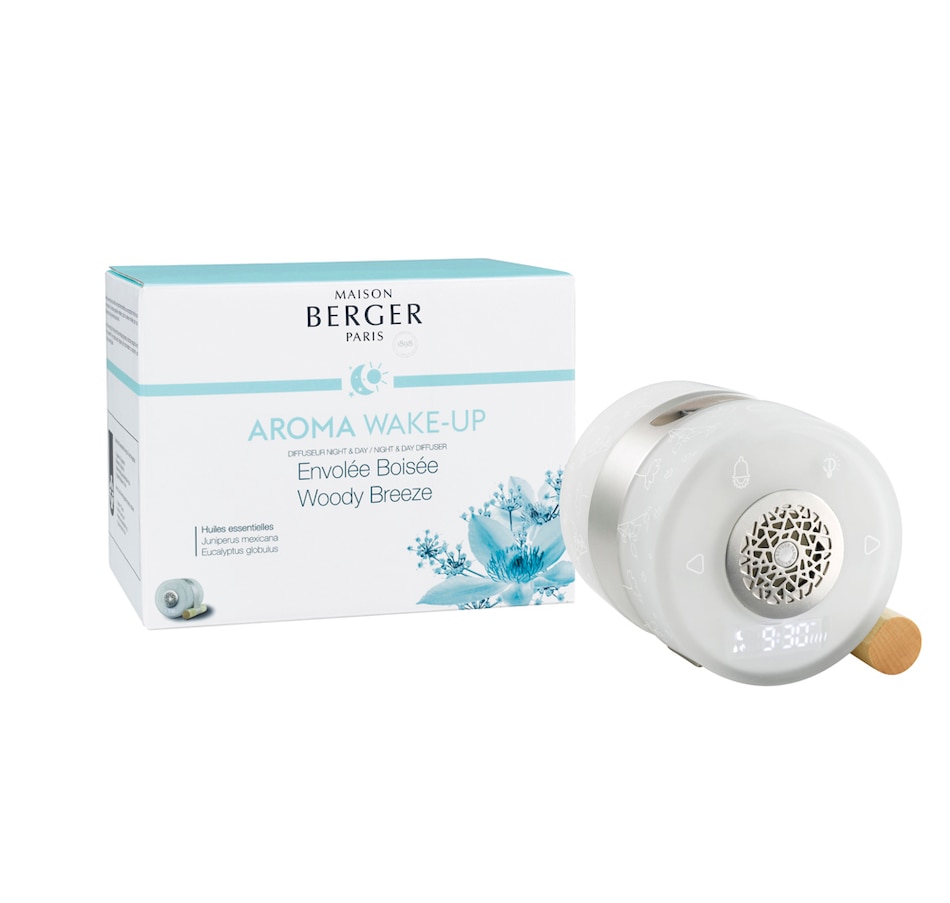 Image 212595_WAKUP.jpg, Product 212-595 / Price $27.33, Maison Berger Paris Night and Day Alarm Clock Diffuser- Aroma from Maison Berger on TSC.ca's Home & Garden department