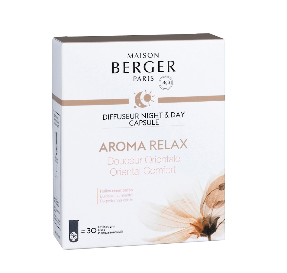 Image 212596_RELAX.jpg, Product 212-596 / Price $16.99, Maison Berger Paris Night and Day Refill Capsule (2-Pack) from Maison Berger on TSC.ca's Home & Garden department