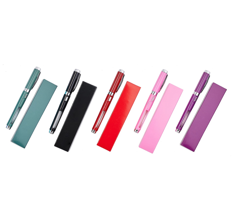 Image 212612_SOL.jpg, Product 212-612 / Price $24.33, Bell + Howell Knight Hawk Pens (5-pack) from Bell + Howell on TSC.ca's Men's Shop department