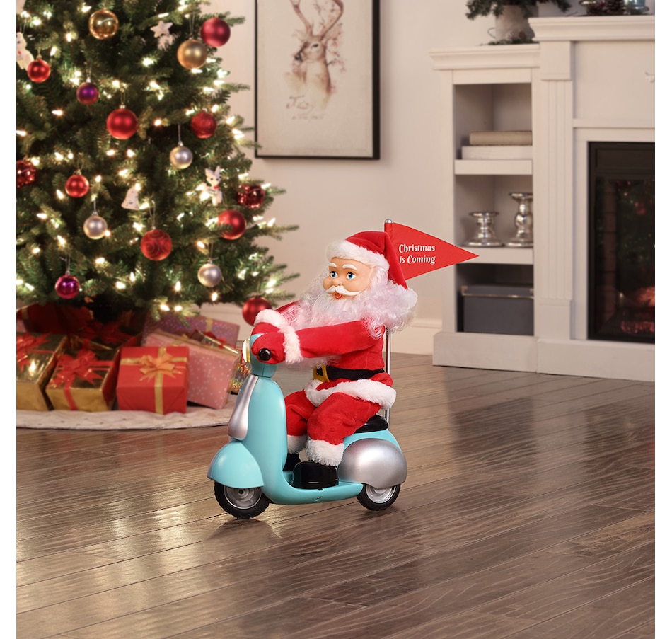 Image 212631.jpg, Product 212-631 / Price $119.99, Mr. Christmas Scootin' Santa from Mr. Christmas on TSC.ca's Home & Garden department