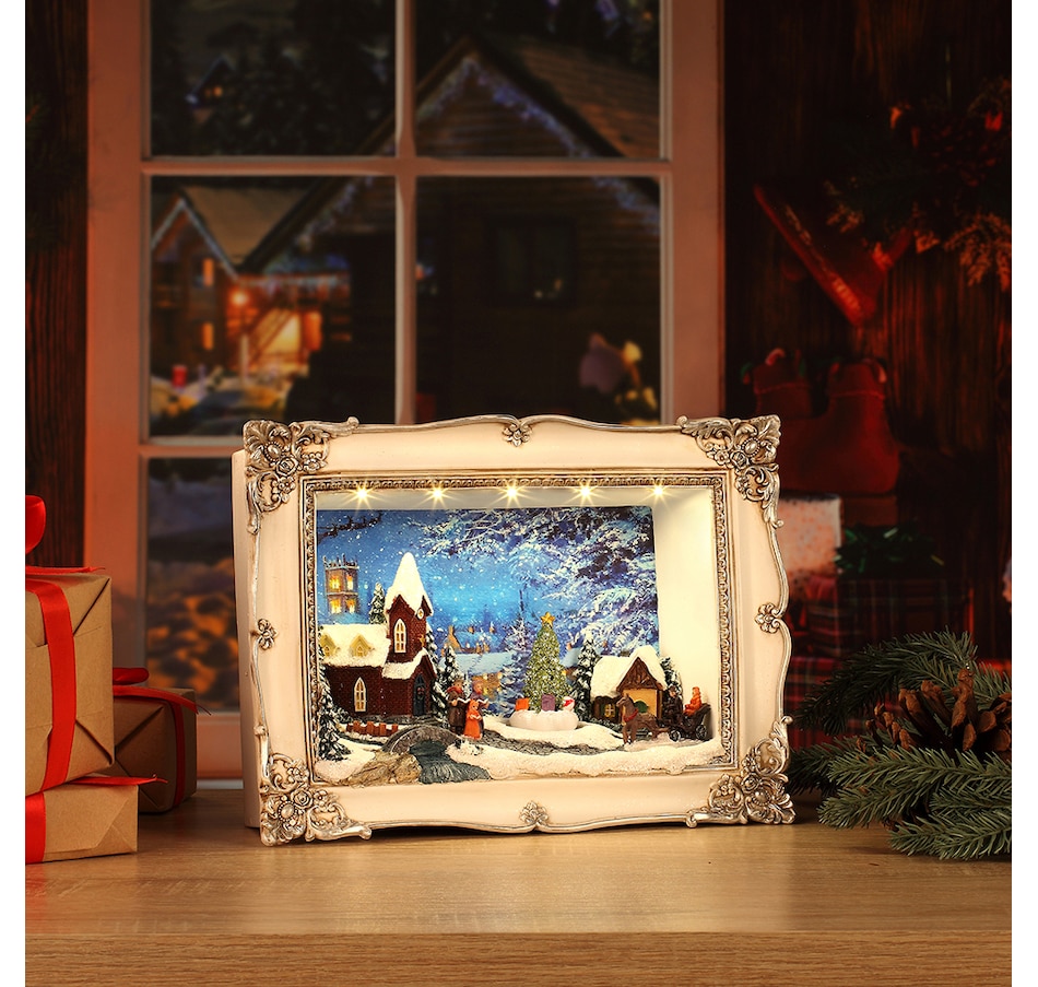 Image 212634_CRCH.jpg, Product 212-634 / Price $40.88, Mr. Christmas Animated Shadow Box Scene from Mr. Christmas on TSC.ca's Home & Garden department