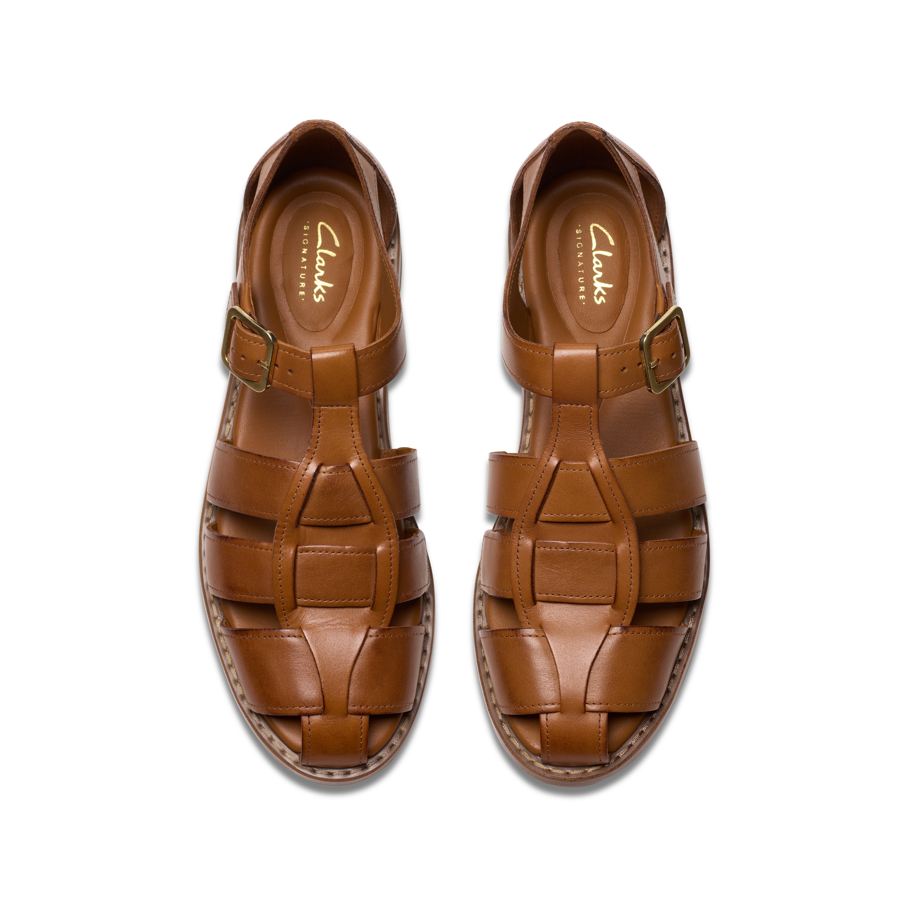 Clarks｜SANDALS (Hana Sun (26181215)) Womens Hana Sun Black Leather Fisherman Sandals | Clarks