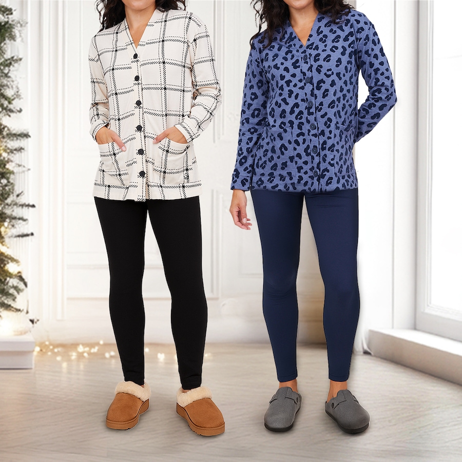 Image 212709_ALTMORE100.jpg, Product 212-709 / Price $19.33, Cuddl Duds Comfortwear Cardigan and Legging Set from Cuddl Duds on TSC.ca's Fashion department
